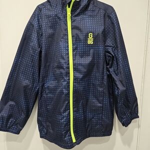 Gap Navy Blue Jacket with Neon Green Accents